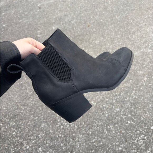 Toms Everly Boots - Black Oiled Nubuck Fit 8.5W - Picture 1 of 10